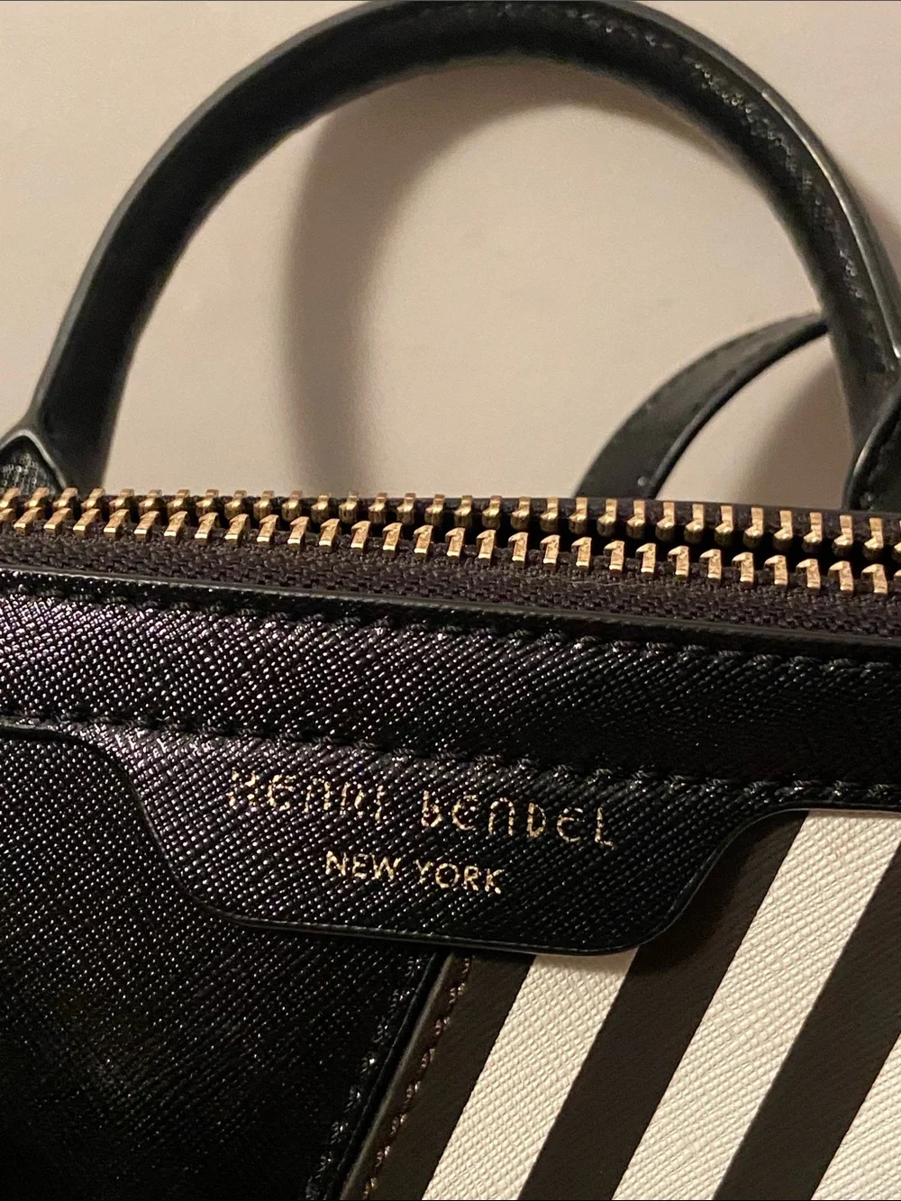 Henri Bendel West 57th Patchwork Satchel Bag